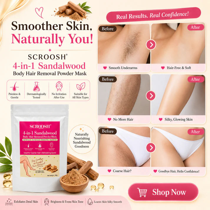 RATED 4.6/5  🚫🪒 4-in-1 Bikini Hair Removal Wax Powder Mask ✨🌸