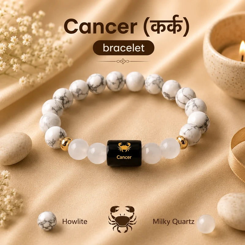 ♈ Zodiac Sign Bracelet – All 12 Signs ✨ Energized Gemstone Bracelet | Authentic & Lab Certified