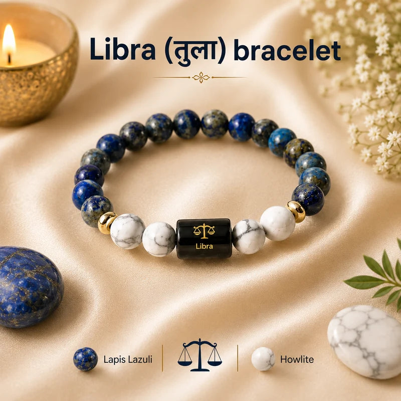 ♈ Zodiac Sign Bracelet – All 12 Signs ✨ Energized Gemstone Bracelet | Authentic & Lab Certified