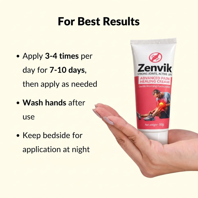 Zenvik Advanced Pain Healing Cream (50g)